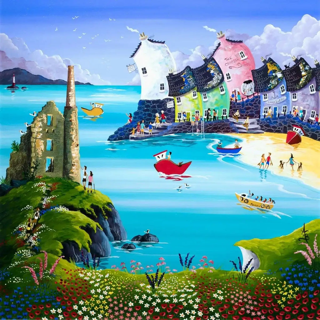 Old Tin Mine - SOLD by artist Anne Blundell - Wyecliffe Galleries