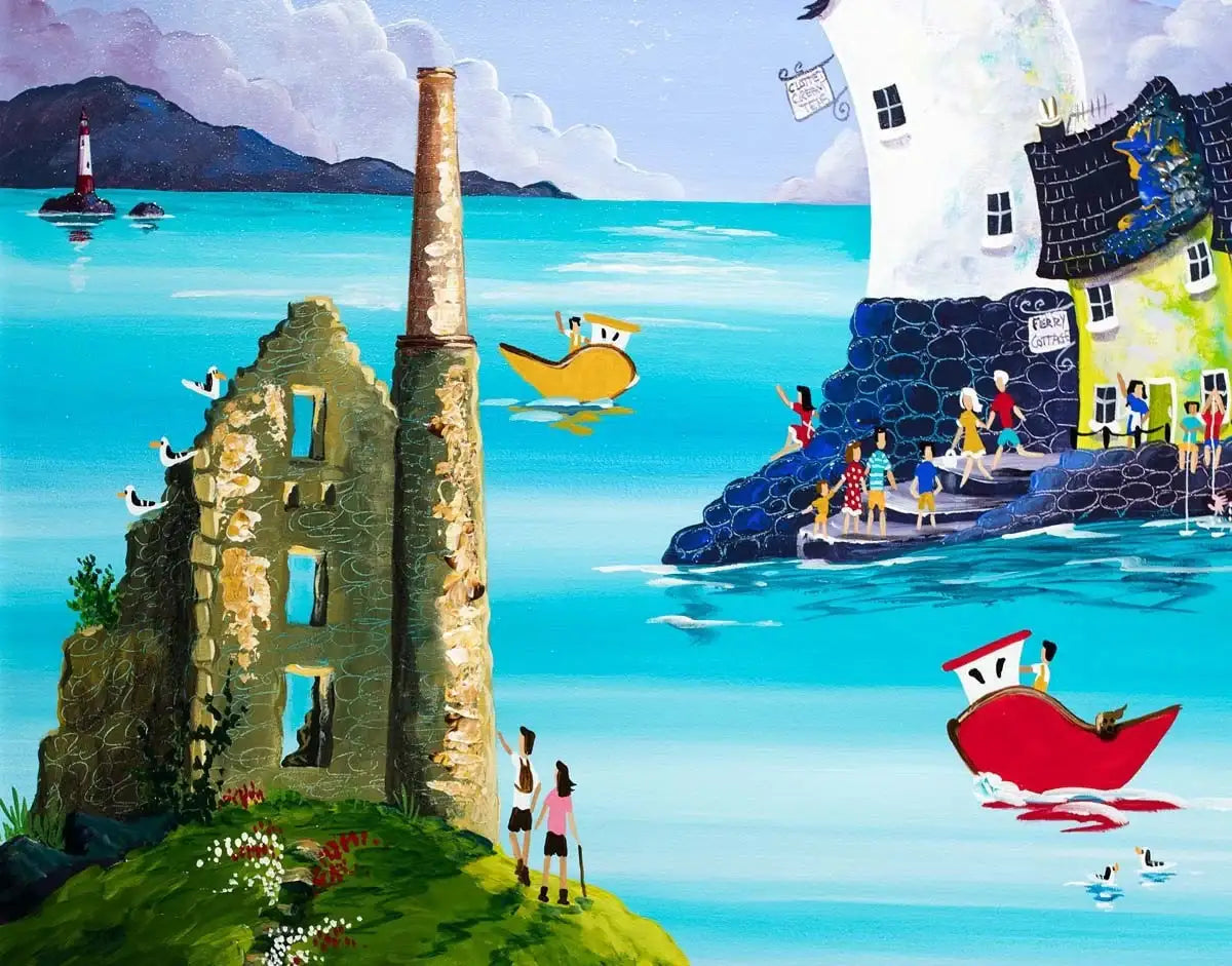 Old Tin Mine - SOLD by artist Anne Blundell - Wyecliffe Galleries