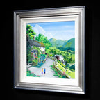 On The Trout Beck Garden Trail - Original - SOLD by artist Anne Blundell - Wyecliffe Galleries