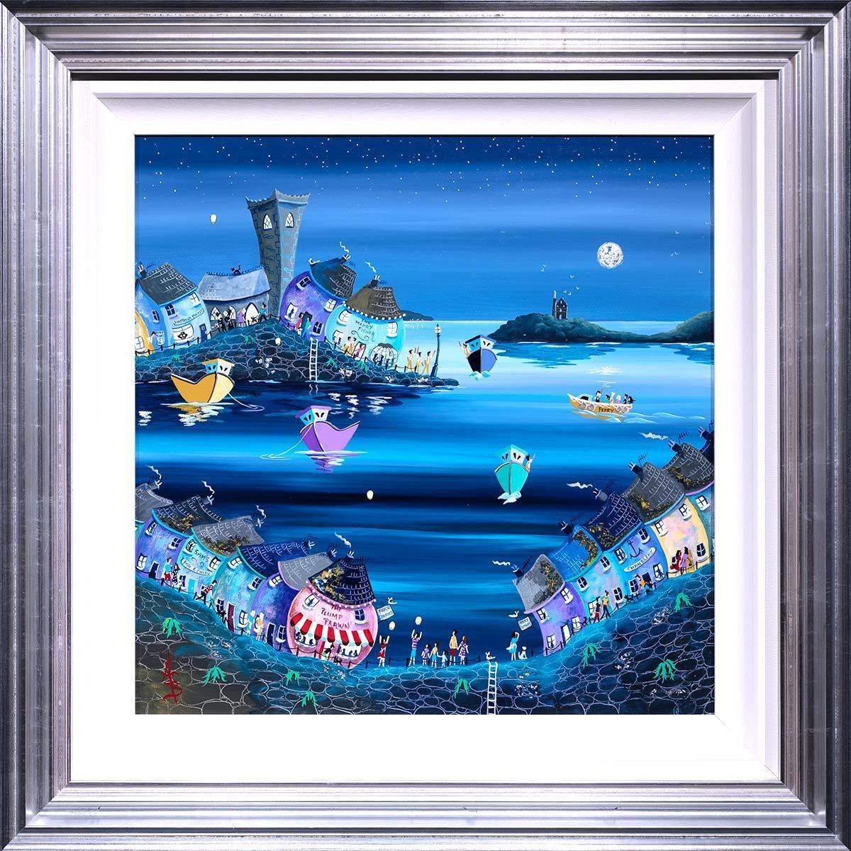Party at the Prawn - Original - SOLD by artist Anne Blundell - Wyecliffe Galleries