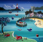 Poppy Put the Kettle On - SOLD by artist Anne Blundell - Wyecliffe Galleries