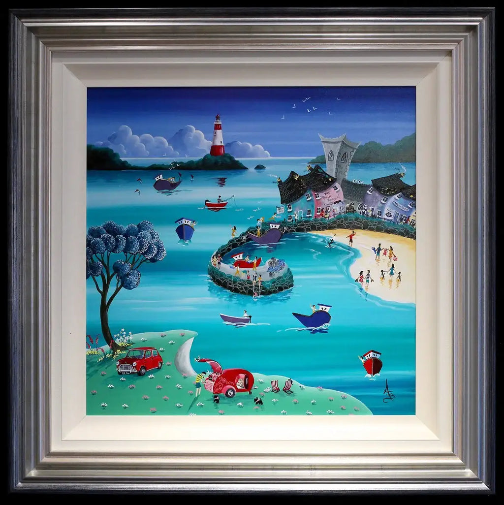 Poppy Put the Kettle On - SOLD by artist Anne Blundell - Wyecliffe Galleries