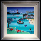 Poppy Put the Kettle On - SOLD by artist Anne Blundell - Wyecliffe Galleries