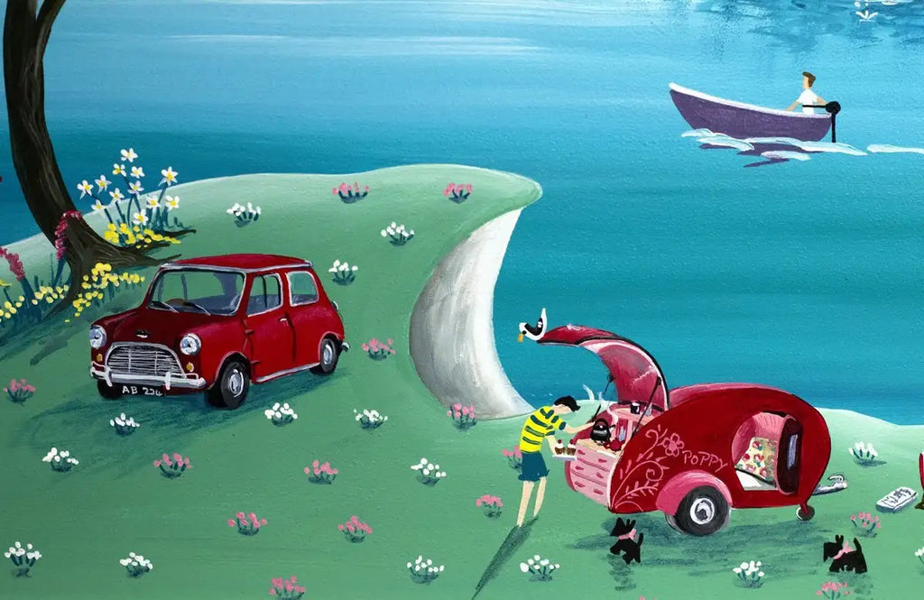 Poppy Put the Kettle On - SOLD by artist Anne Blundell - Wyecliffe Galleries