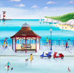 Promenade Rendezvous - Original - SOLD by artist Anne Blundell - Wyecliffe Galleries