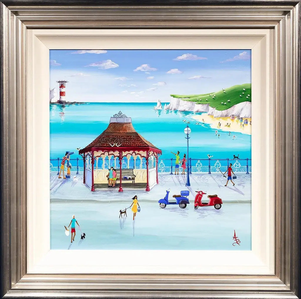 Promenade Rendezvous - Original - SOLD by artist Anne Blundell - Wyecliffe Galleries