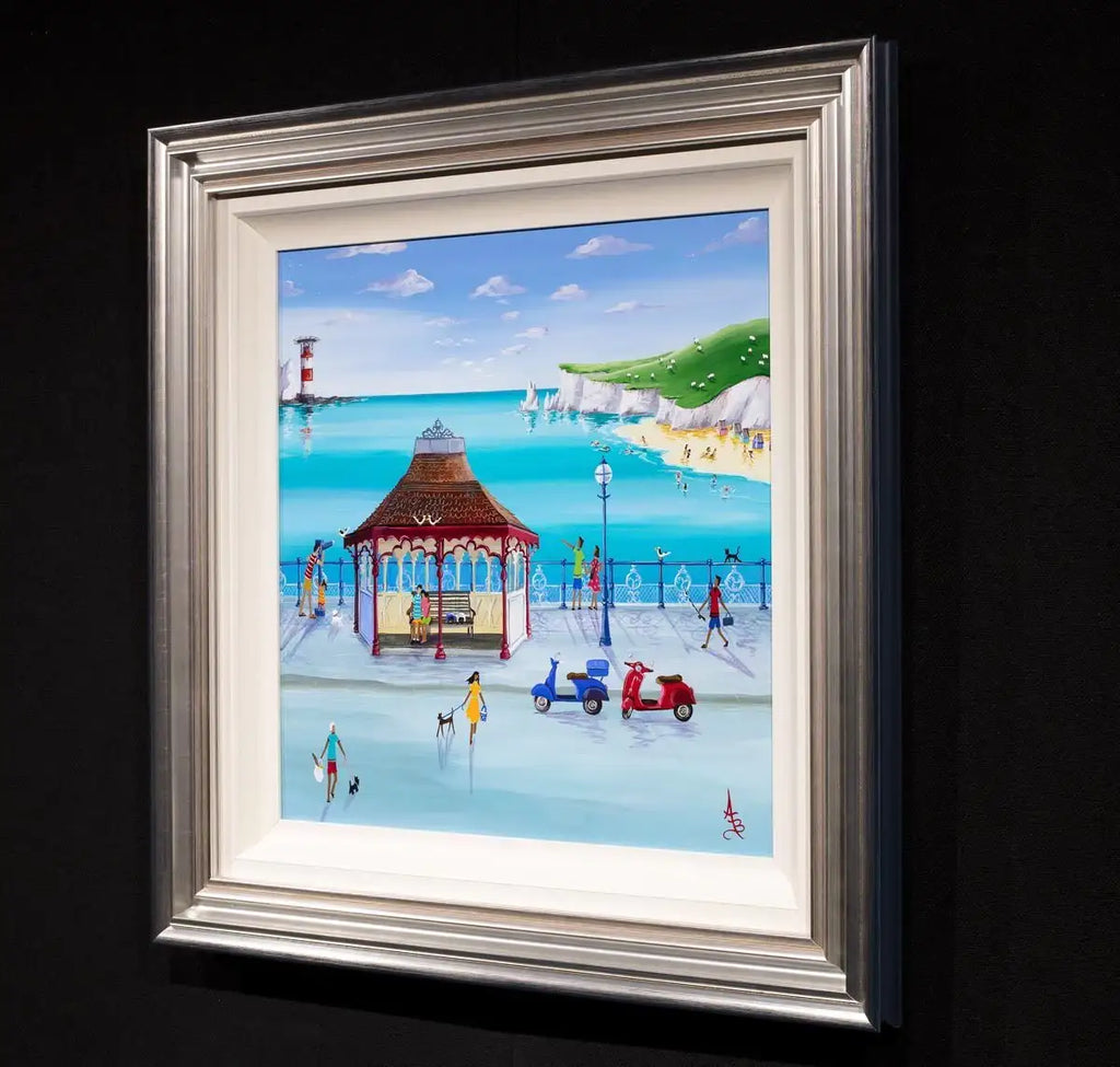 Promenade Rendezvous - Original - SOLD by artist Anne Blundell - Wyecliffe Galleries