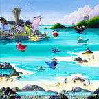 Rock Pool Treasure - SOLD by artist Anne Blundell - Wyecliffe Galleries