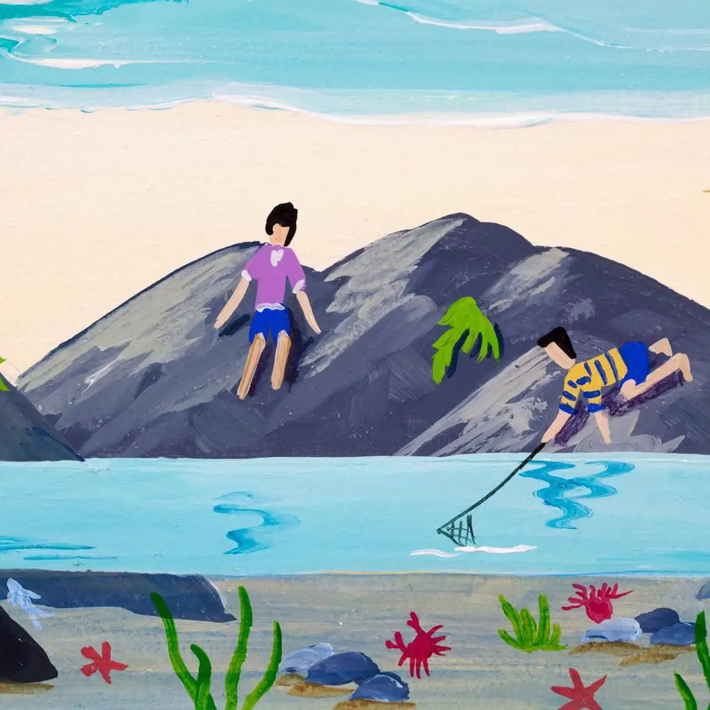 Rock Pool Treasure - SOLD by artist Anne Blundell - Wyecliffe Galleries