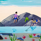 Rock Pool Treasure - SOLD by artist Anne Blundell - Wyecliffe Galleries