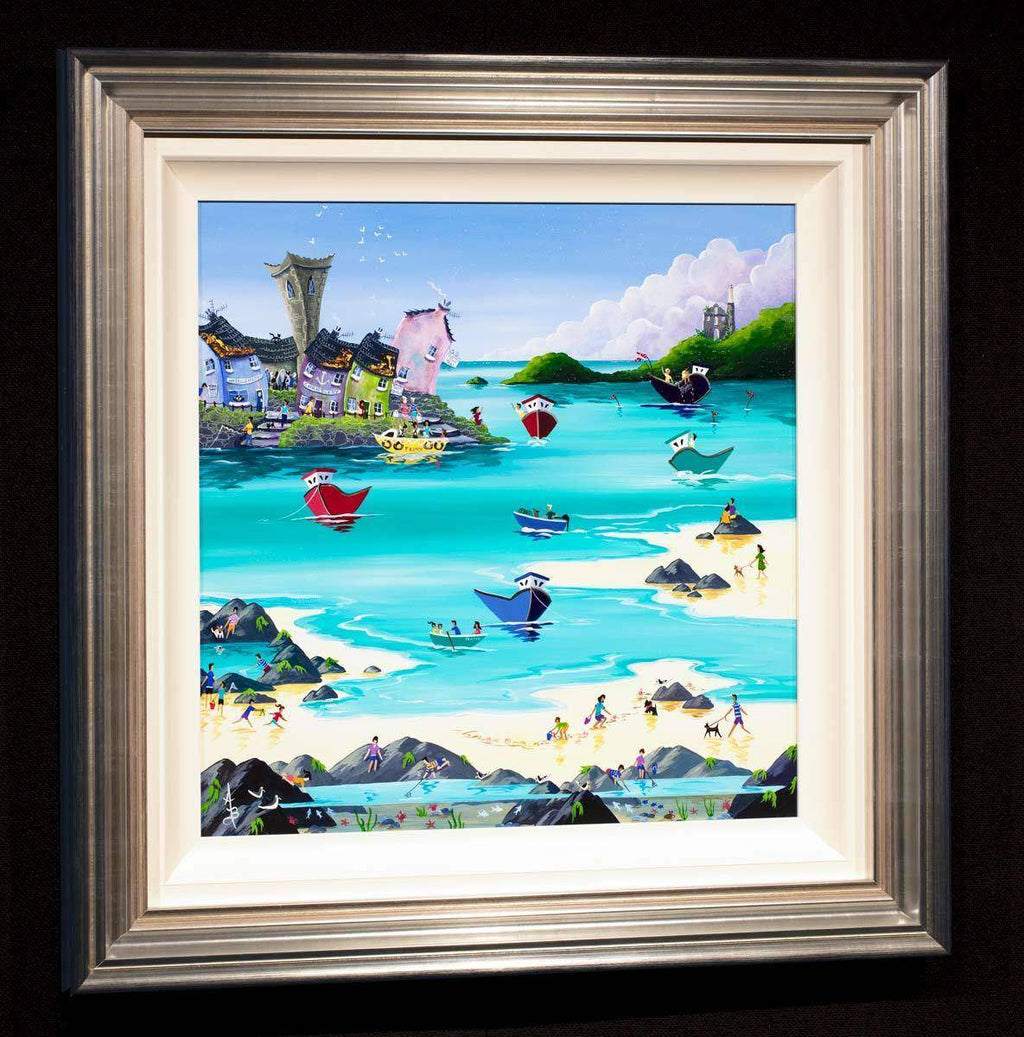 Rock Pool Treasure - SOLD by artist Anne Blundell - Wyecliffe Galleries