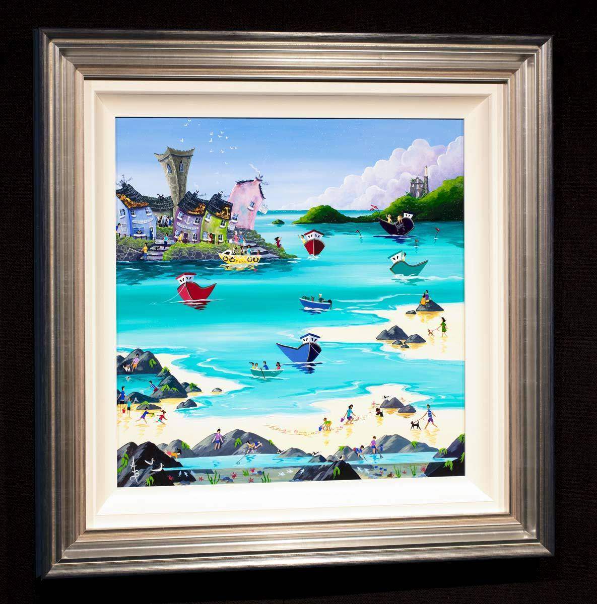 Rock Pool Treasure - SOLD by artist Anne Blundell - Wyecliffe Galleries