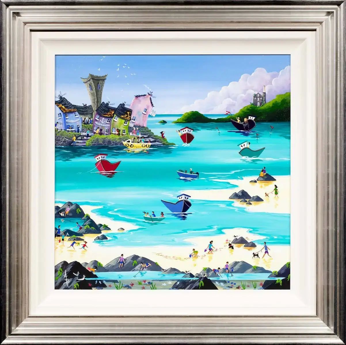 Rock Pool Treasure - SOLD by artist Anne Blundell - Wyecliffe Galleries