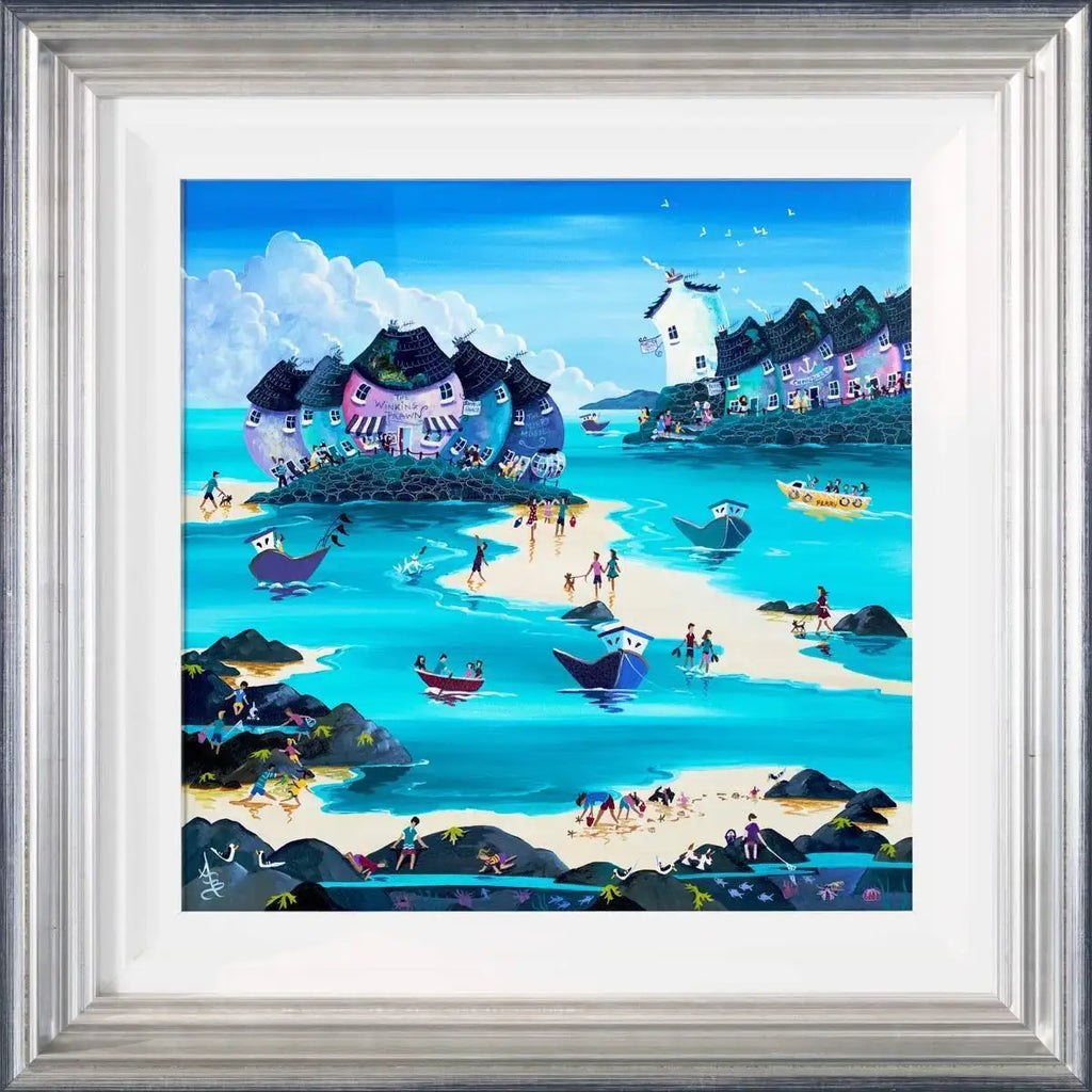 Rockpooling - SOLD by artist Anne Blundell - Wyecliffe Galleries