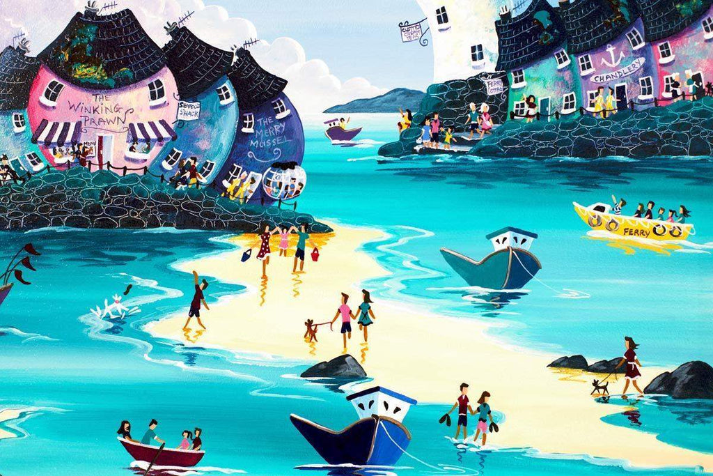 Rockpooling - SOLD by artist Anne Blundell - Wyecliffe Galleries