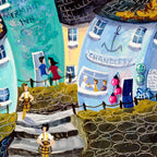 Sanderlings Beside The Surf - Original - SOLD by artist Anne Blundell - Wyecliffe Galleries