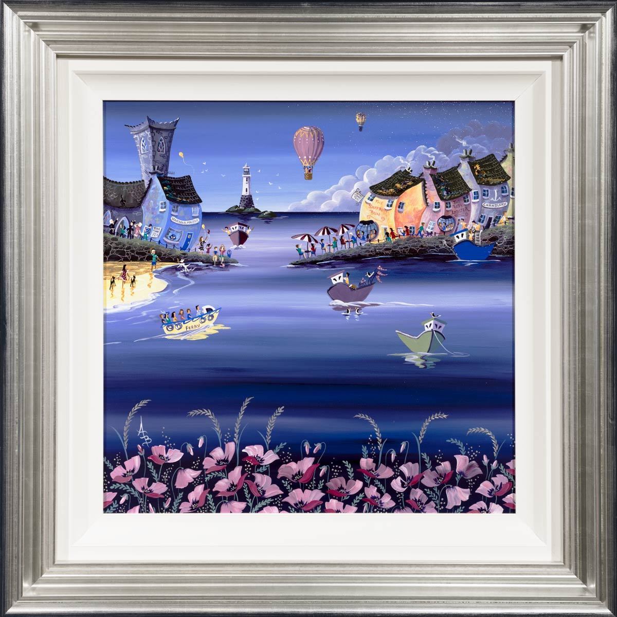 Seaside Poppies and Balloons by Anne Blundell Anne Blundell