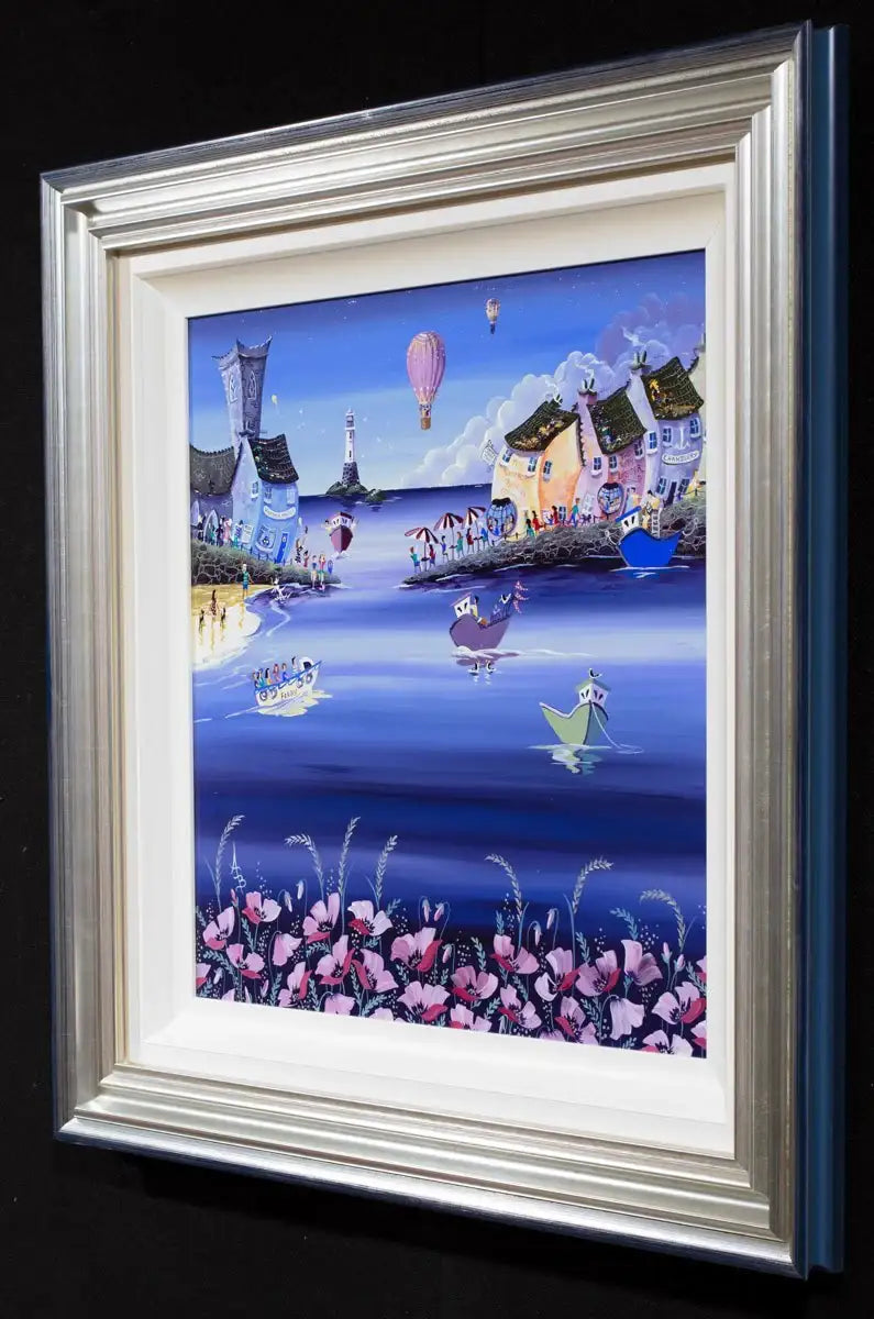 Seaside Poppies and Balloons - SOLD by artist Anne Blundell - Wyecliffe Galleries
