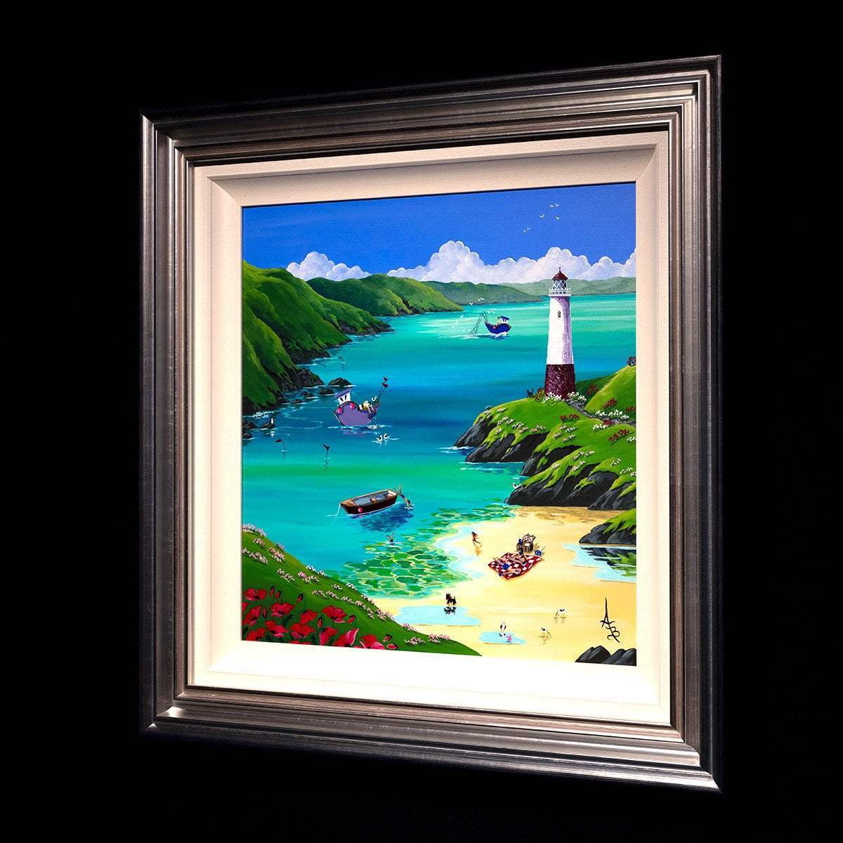 Secluded Cove - Original - SOLD by artist Anne Blundell - Wyecliffe Galleries