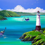 Secluded Cove - Original - SOLD by artist Anne Blundell - Wyecliffe Galleries