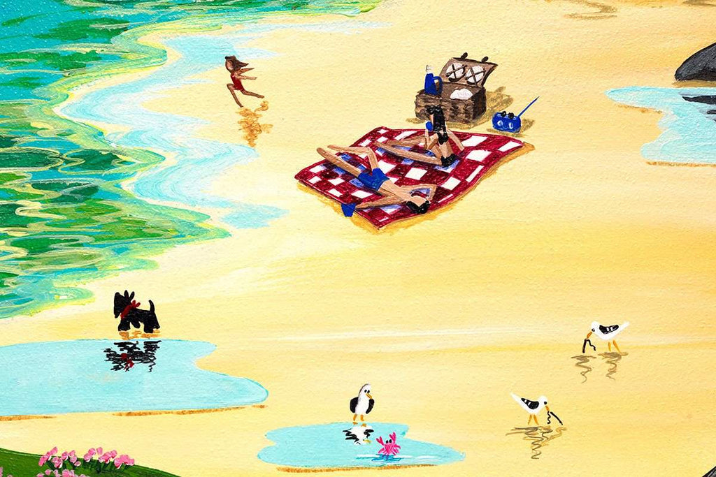 Secluded Cove - Original - SOLD by artist Anne Blundell - Wyecliffe Galleries