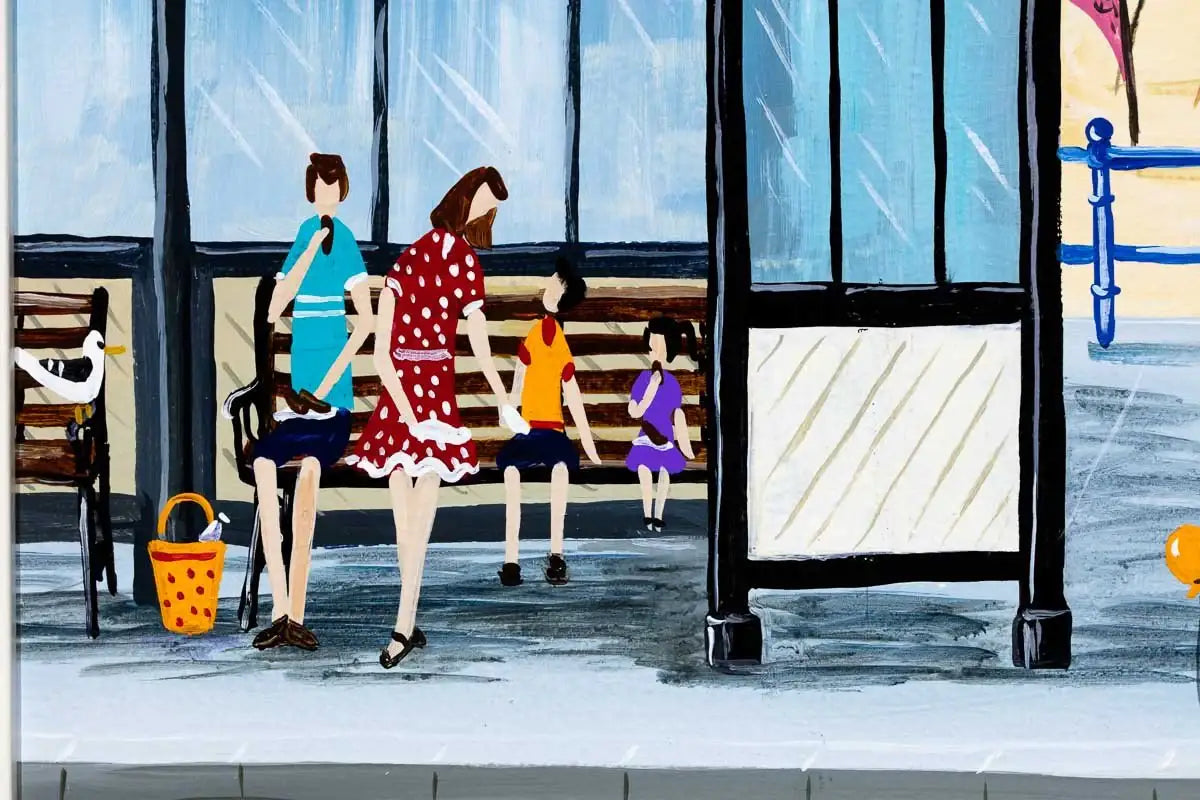 St. Anne's Kite Festival - Original - SOLD by artist Anne Blundell - Wyecliffe Galleries