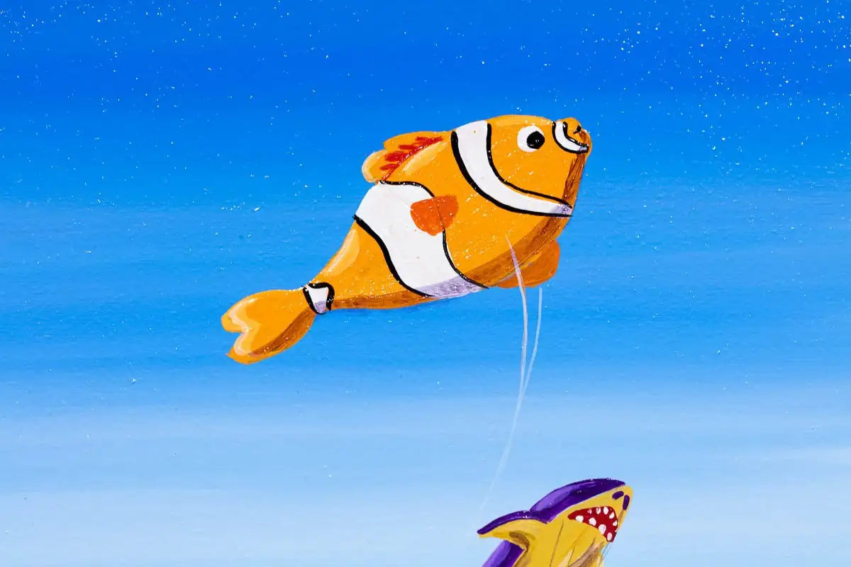 St. Anne's Kite Festival - Original - SOLD by artist Anne Blundell - Wyecliffe Galleries