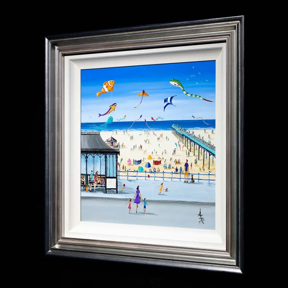 St. Anne's Kite Festival - Original - SOLD by artist Anne Blundell - Wyecliffe Galleries