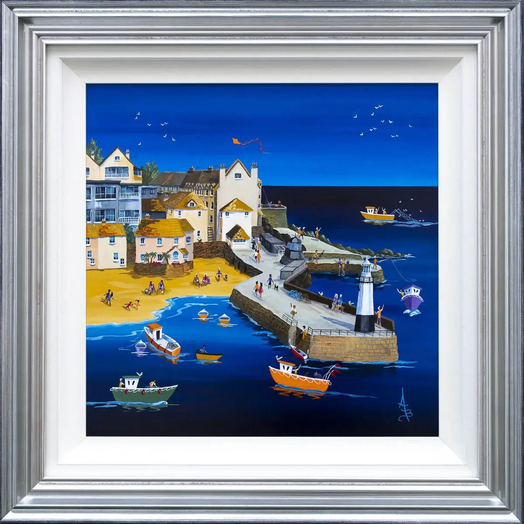 St Ives Summer - Original - SOLD by artist Anne Blundell - Wyecliffe Galleries