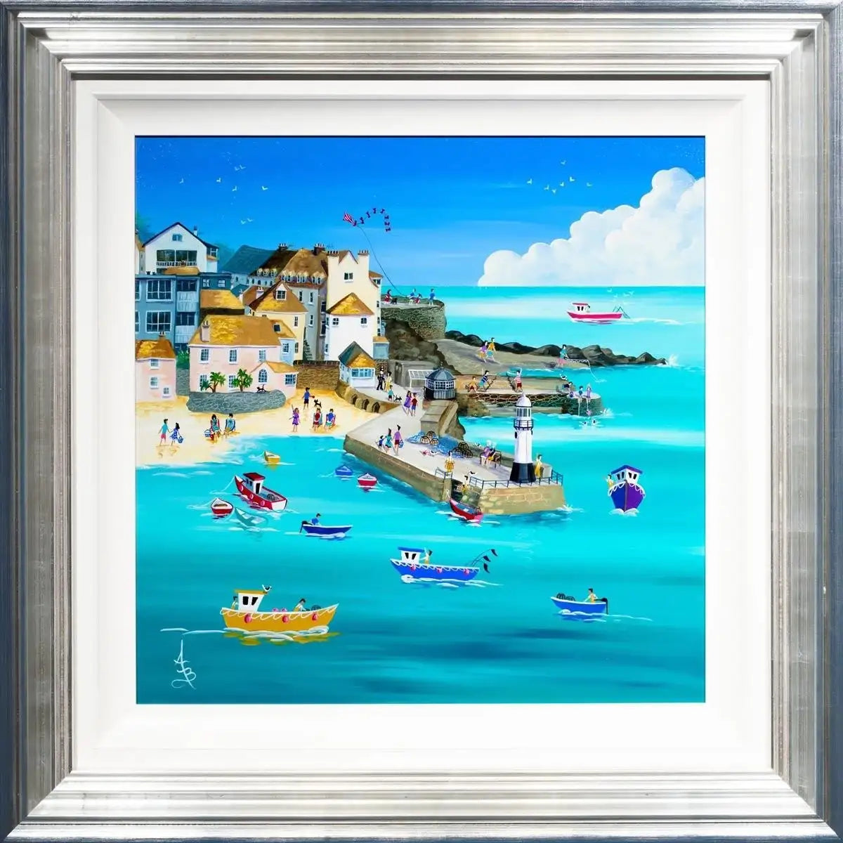 St Ives Sunshine - SOLD by artist Anne Blundell - Wyecliffe Galleries