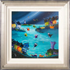 Stormy Skies Safe Harbour - Original - SOLD by artist Anne Blundell - Wyecliffe Galleries