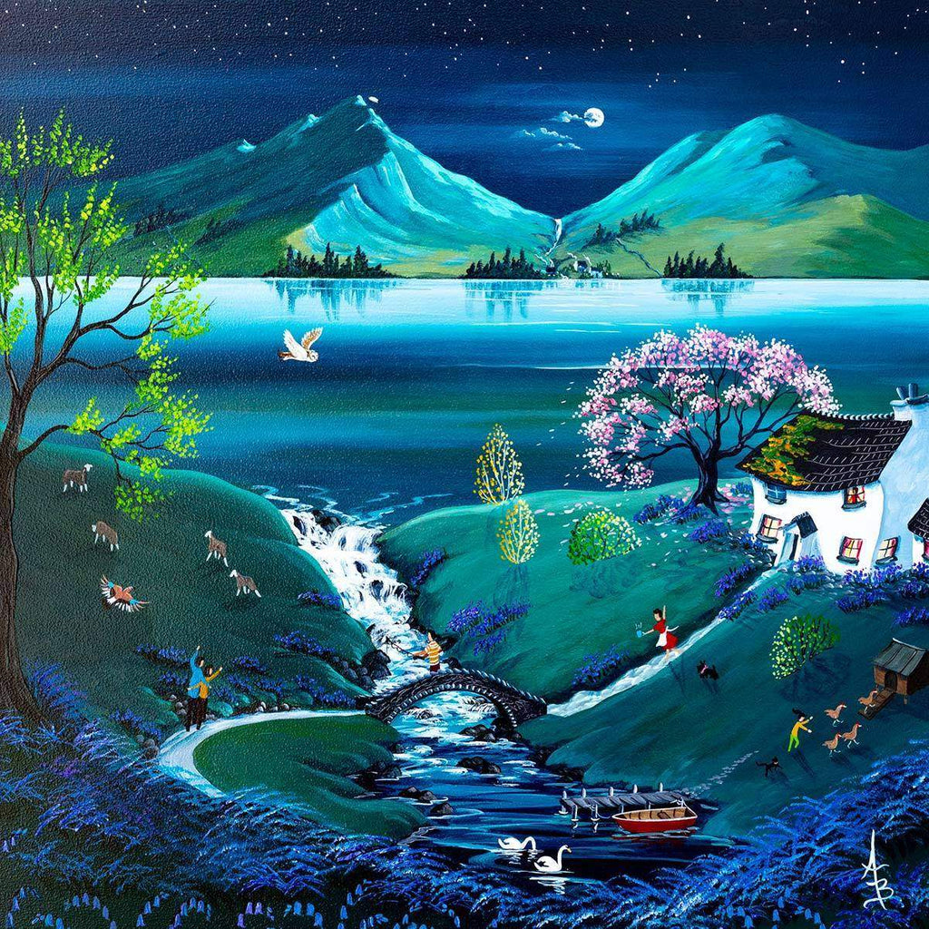 Strolling Home - Original - SOLD by artist Anne Blundell - Wyecliffe Galleries