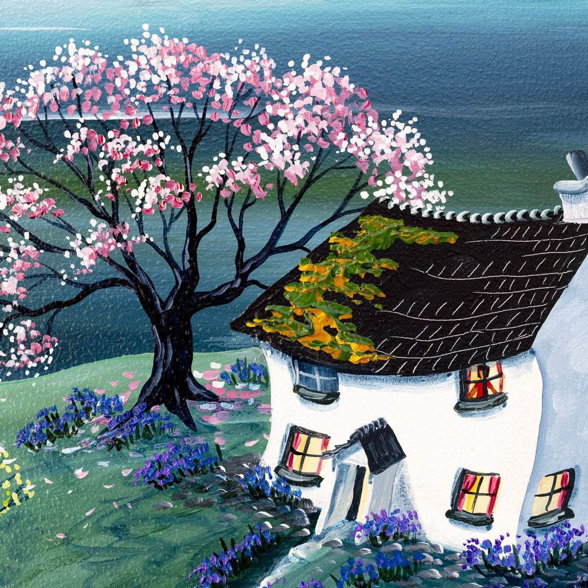 Strolling Home - Original - SOLD by artist Anne Blundell - Wyecliffe Galleries