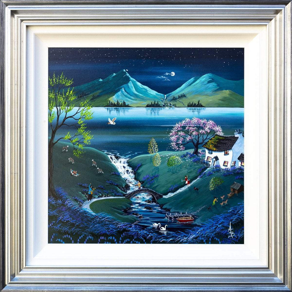 Strolling Home - Original - SOLD by artist Anne Blundell - Wyecliffe Galleries