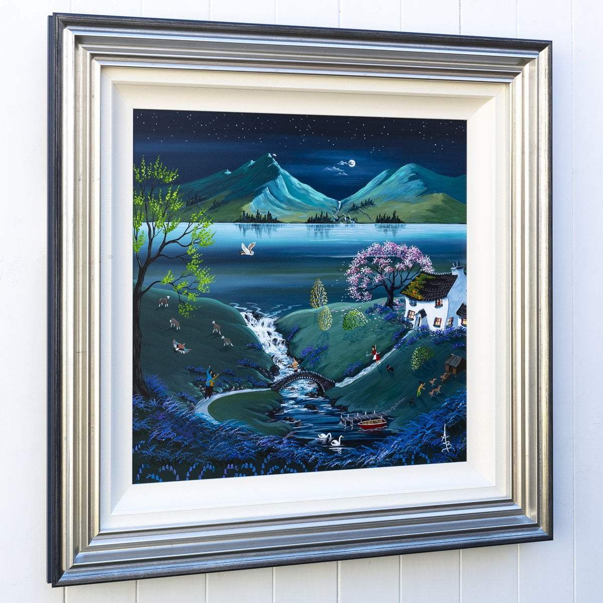 Strolling Home - Original - SOLD by artist Anne Blundell - Wyecliffe Galleries