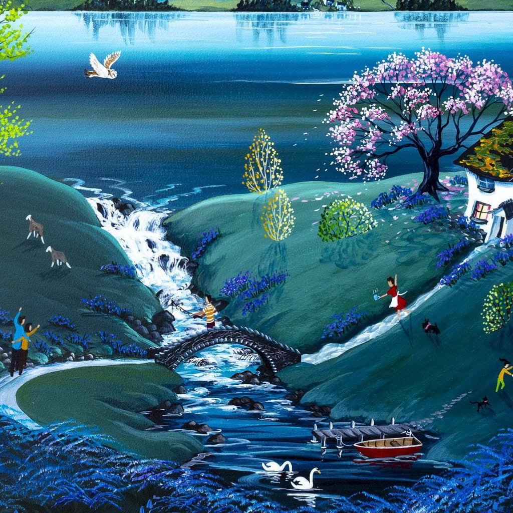 Strolling Home - Original - SOLD by artist Anne Blundell - Wyecliffe Galleries