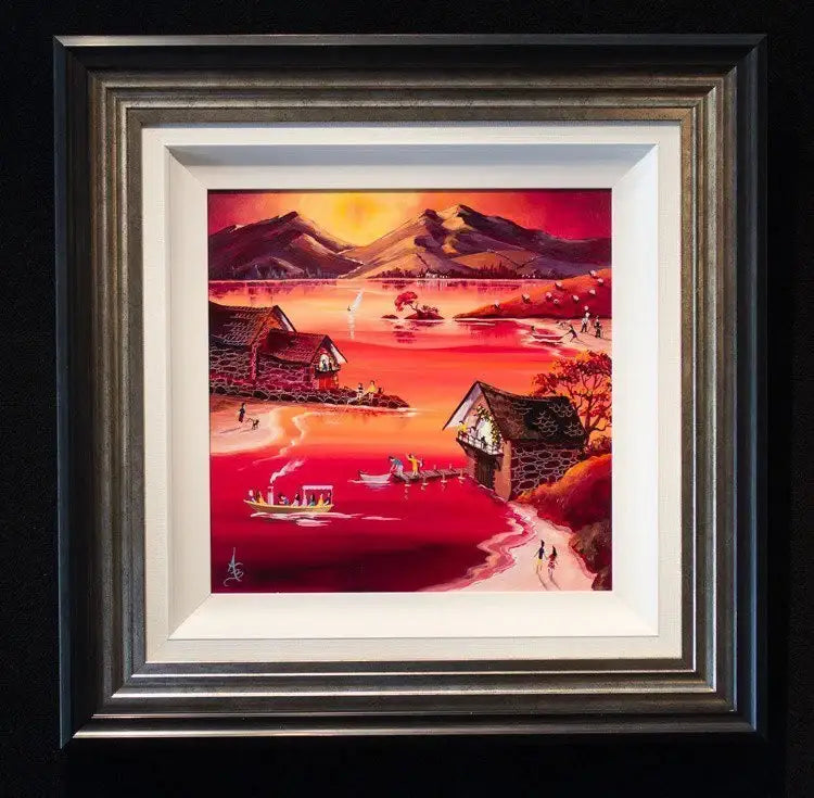 Sunset Cruise II - SOLD by artist Anne Blundell - Wyecliffe Galleries