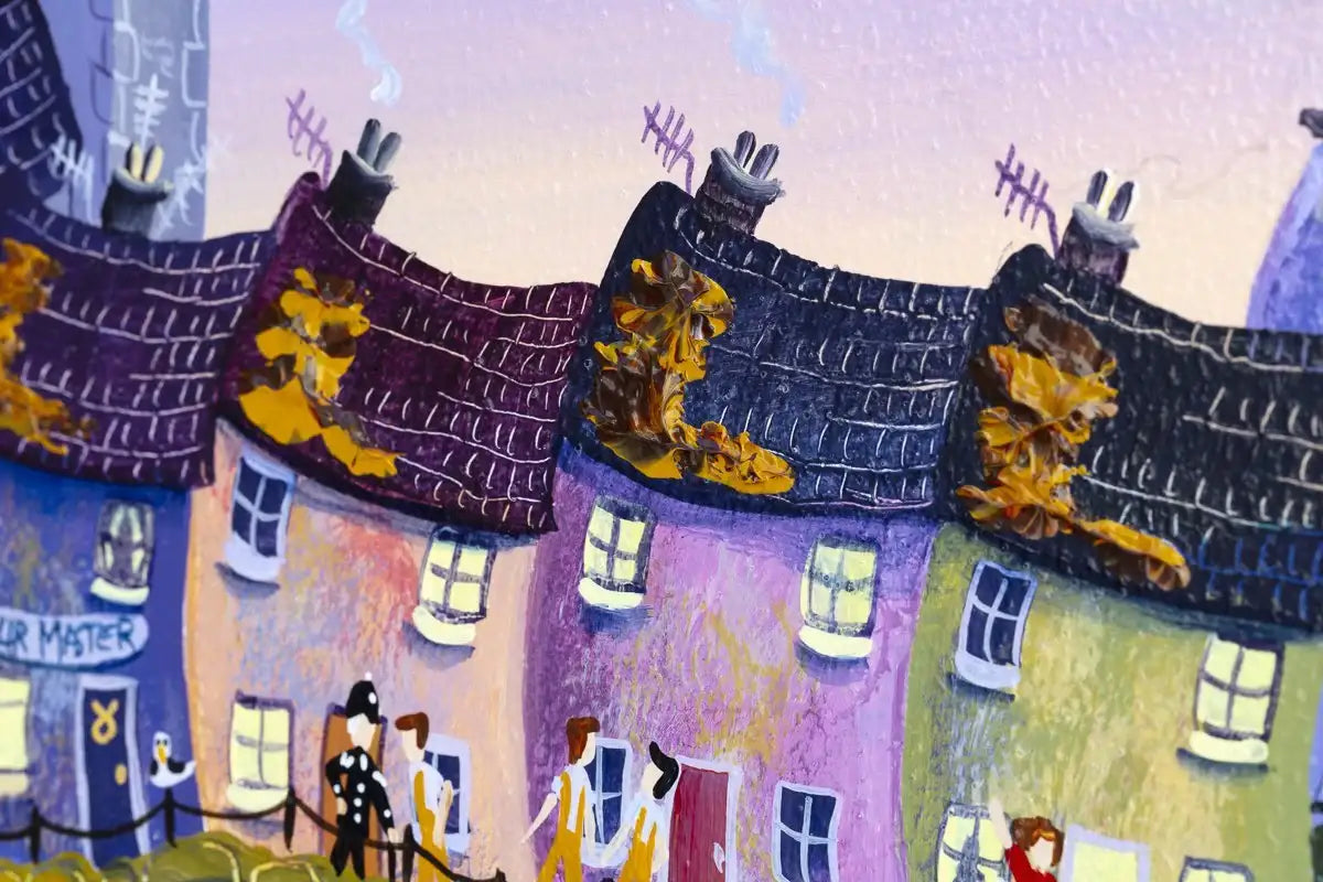 Sunset Dance - Original - SOLD by artist Anne Blundell - Wyecliffe Galleries