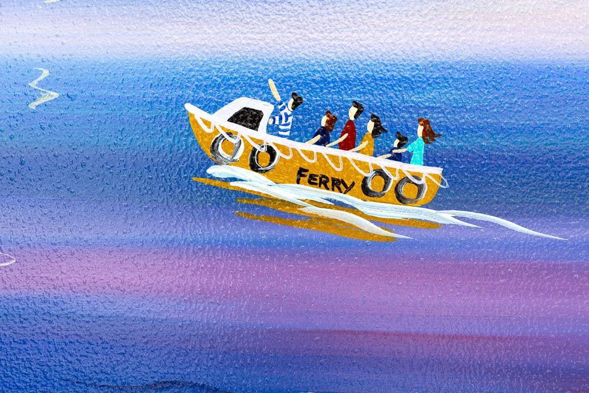 Sunset Dance - Original - SOLD by artist Anne Blundell - Wyecliffe Galleries