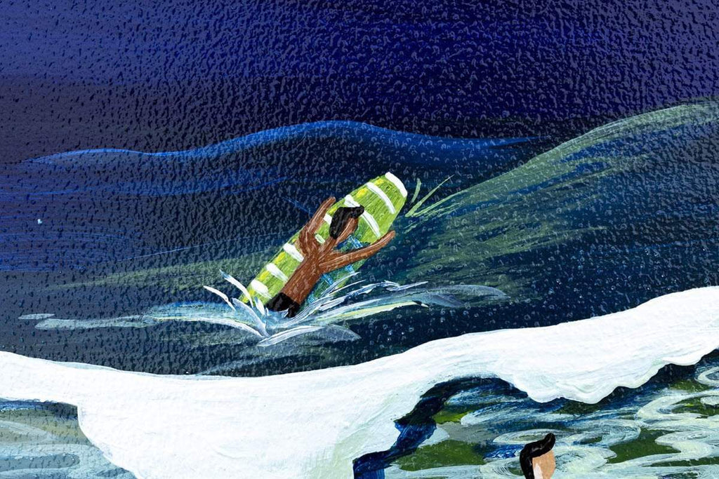 Surfside - Original - SOLD by artist Anne Blundell - Wyecliffe Galleries