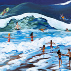 Surfside - Original - SOLD by artist Anne Blundell - Wyecliffe Galleries