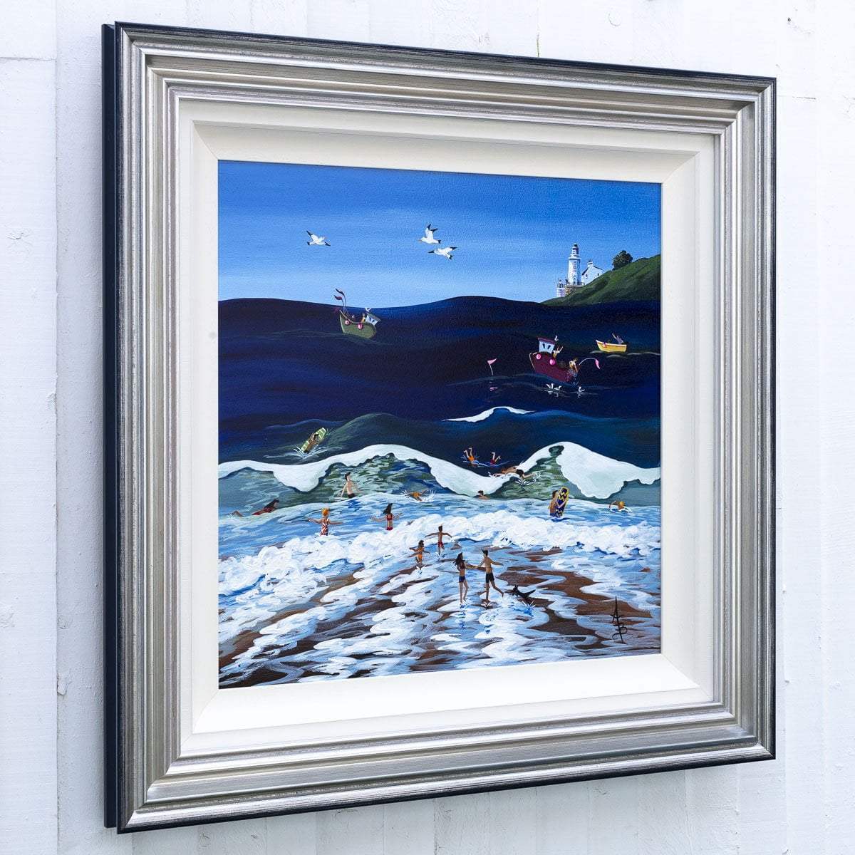 Surfside - Original - SOLD by artist Anne Blundell - Wyecliffe Galleries