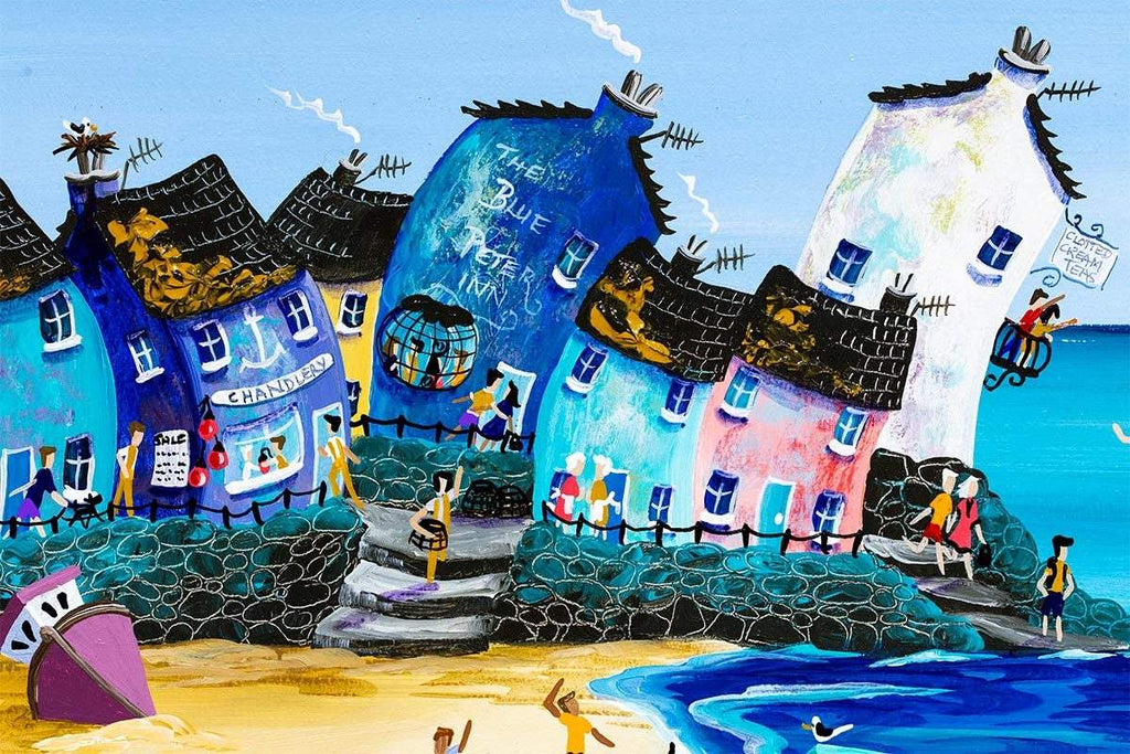 Surfside Sandelings - Original - SOLD by artist Anne Blundell - Wyecliffe Galleries