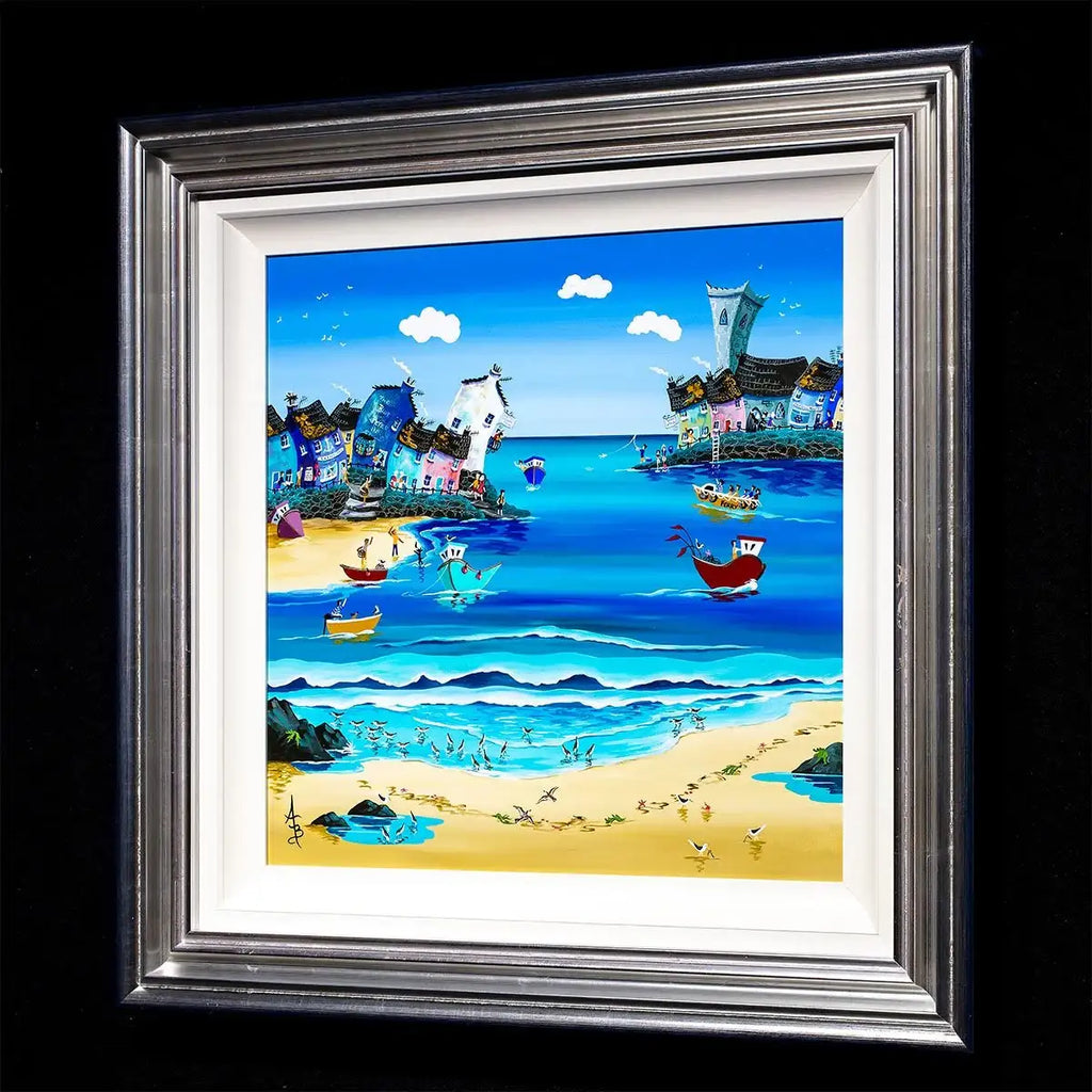 Surfside Sandelings - Original - SOLD by artist Anne Blundell - Wyecliffe Galleries