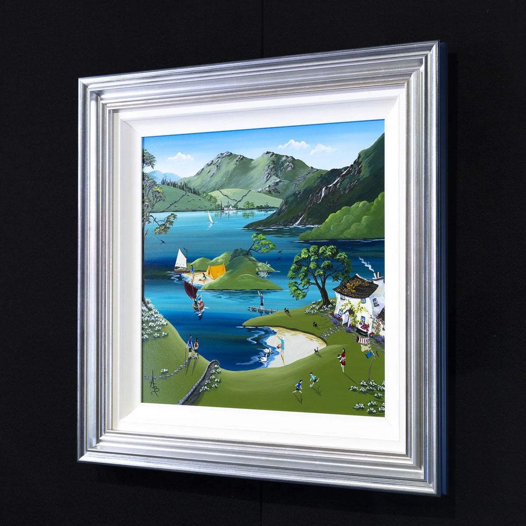 Swallows and Ramsons - Original - SOLD by artist Anne Blundell - Wyecliffe Galleries