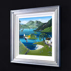 Swallows and Ramsons - Original - SOLD by artist Anne Blundell - Wyecliffe Galleries