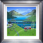 Tea and Cake Break - Original - SOLD by artist Anne Blundell - Wyecliffe Galleries