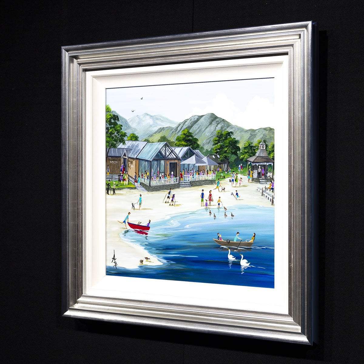 The Bluebird Coniston - Original - SOLD by artist Anne Blundell - Wyecliffe Galleries