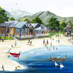 The Bluebird Coniston - Original - SOLD by artist Anne Blundell - Wyecliffe Galleries