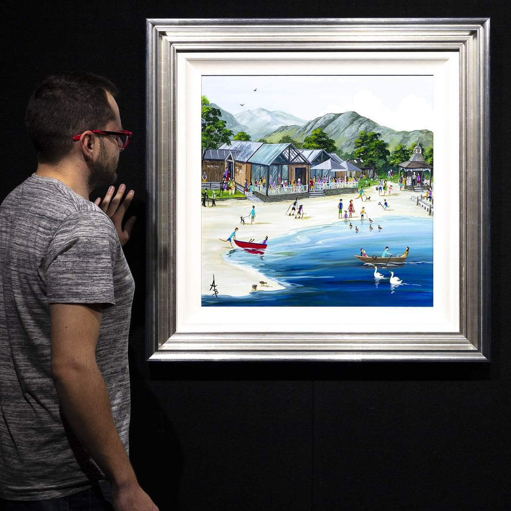 The Bluebird Coniston - Original - SOLD by artist Anne Blundell - Wyecliffe Galleries